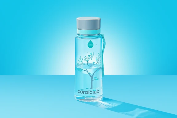 EQUA műanyag kulacs "Mint Blossom"